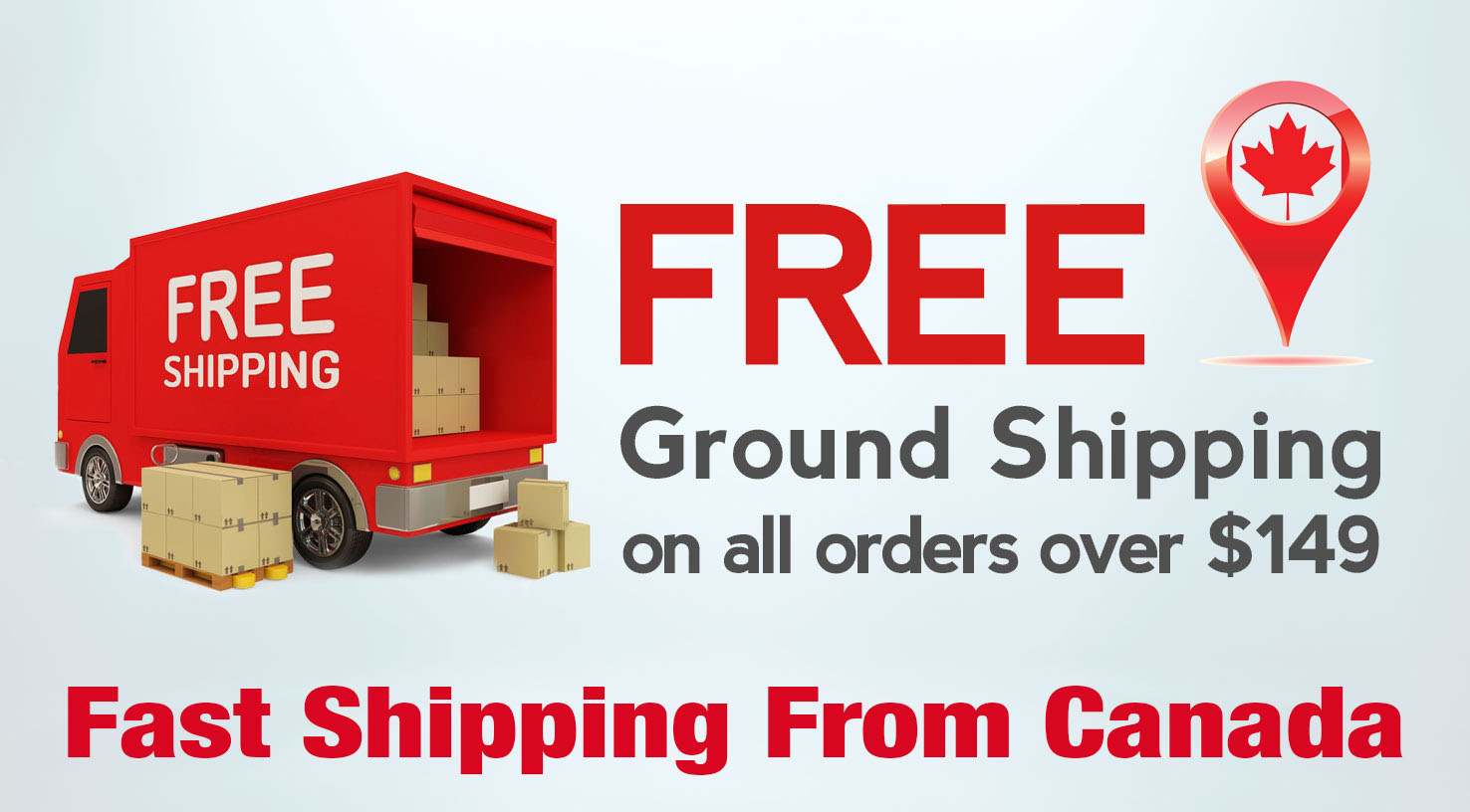 FREE Ground Shipping on orders over C$149