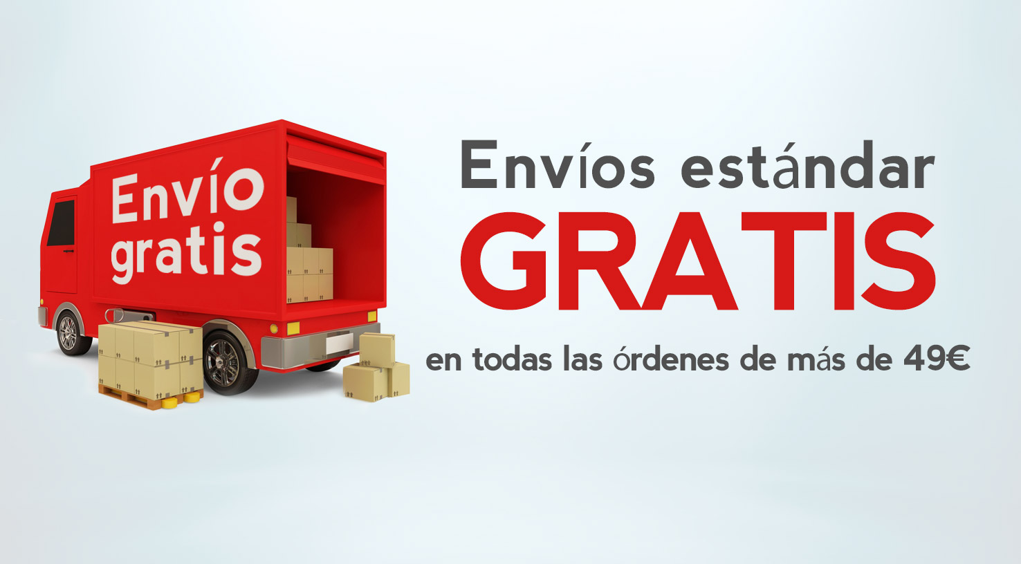 Envíos estándar GRATIS en todas las órdenes de más de 49€