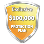 Exclusive $100000 Product Protection Plan!