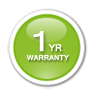 1 Year Warranty